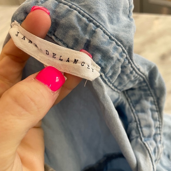 Jane and Delancey Light Blue Button Down Shirt - Picture 2 of 2